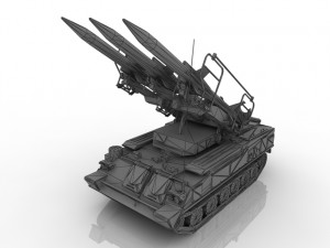 missile system pro Modello 3D