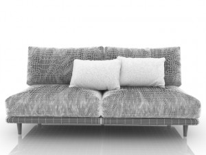alfinosa sofa 3D मॉडल
