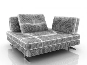 kanapa Hermesa Model 3D