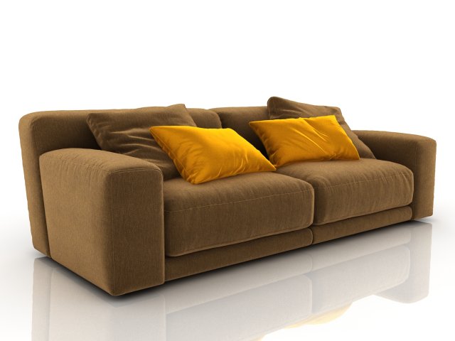 tuto sofa 3D 모델 .c4d .max .obj .3ds .fbx .stl .blend 