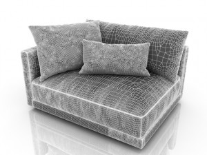 katerina sofa Modello 3D