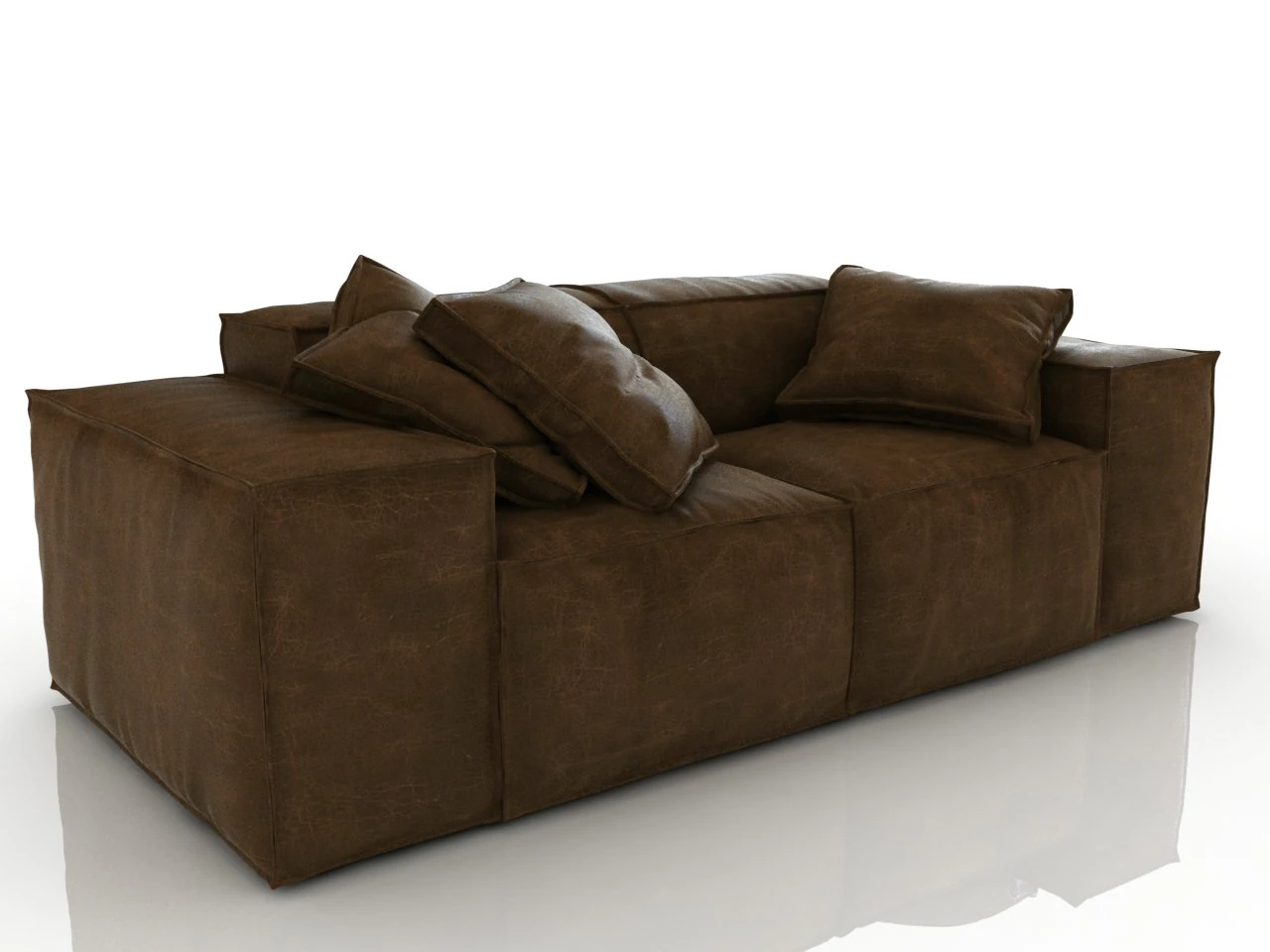 divano Melio Modello 3D .c4d .max .obj .3ds .fbx .stl .blend 