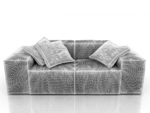 divano Melio Modello 3D
