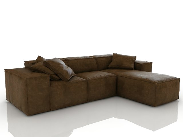melio sofa 3D Model .c4d .max .obj .3ds .fbx .stl .blend 