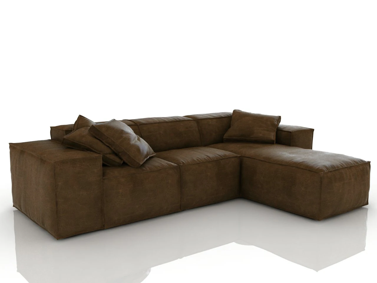 melio sofa 3D Model .c4d .max .obj .3ds .fbx .stl .blend 