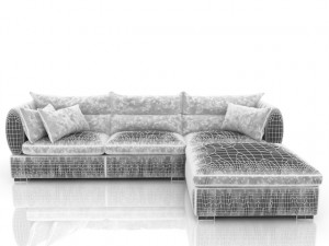 melio sofa 3Dモデル