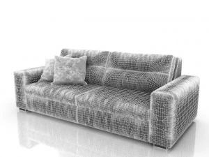 天空沙发 3D 模型