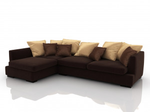 ipson sofa Modello 3D