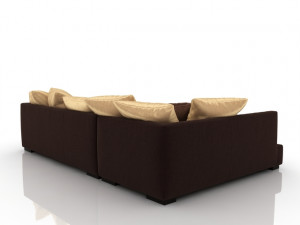 ipson sofa Modello 3D
