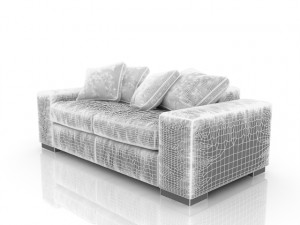 nina sofa 3D-Modell