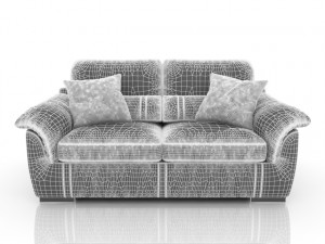 nuba sofa 3D Модель