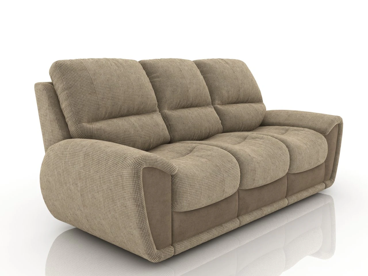 havana sofa 3D Model .c4d .max .obj .3ds .fbx .stl .blend 