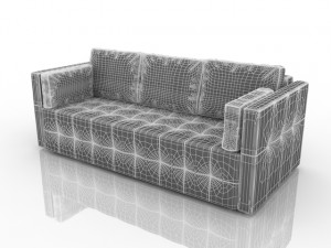 pufetto sofa Model 3D