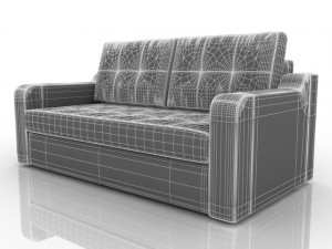 pufetto sofa Modèle 3D