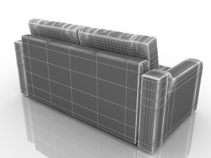 pufetto sofa Modèle 3D