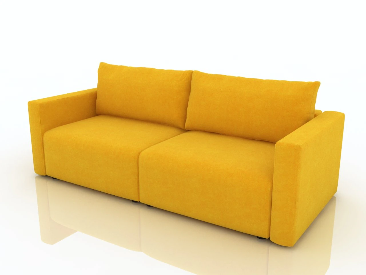 푸페토 소파 3D 모델 .c4d .max .obj .3ds .fbx .stl .blend 