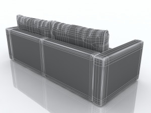 pufetto sofa Modèle 3D