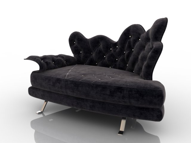 cassona sofa 3Dモデル .c4d .max .obj .3ds .fbx .stl .blend 