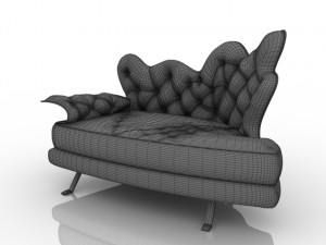 cassona sofa 3Dモデル