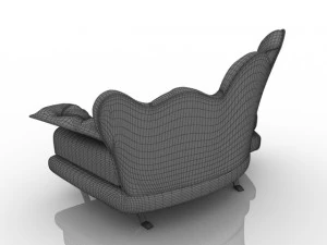 диван cassona 3D Модель