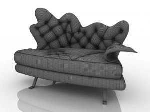 диван cassona 3D Модель
