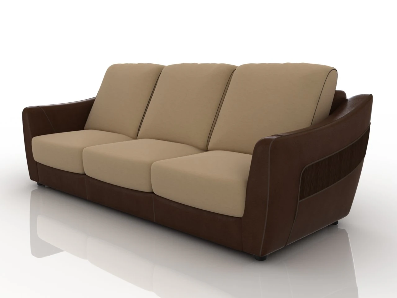 hansman sofa 3D Model .c4d .max .obj .3ds .fbx .stl .blend 