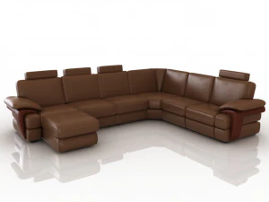 диван каленка 3D Модель