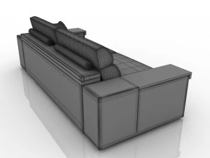 batler sofa 3D Model