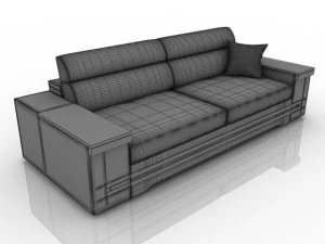 batler sofa 3D Model