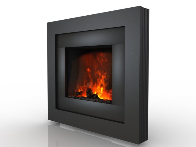 fireplace 3D Model .c4d .max .obj .3ds .fbx .stl .blend 