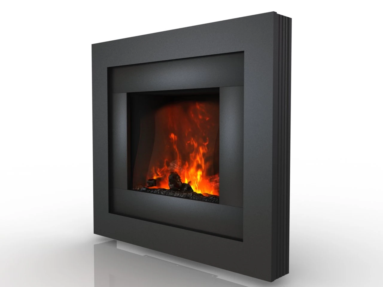 fireplace 3D Model .c4d .max .obj .3ds .fbx .stl .blend 