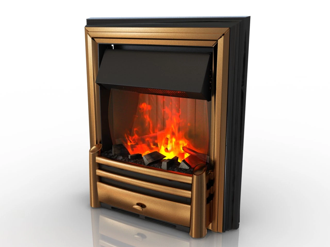 fireplace 3D Model .c4d .max .obj .3ds .fbx .stl .blend 