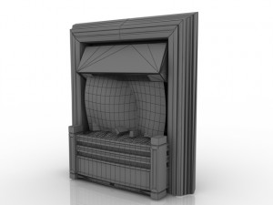 fireplace Model 3D