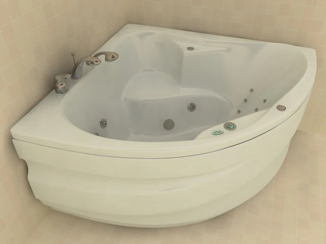 bathtub 3D Model .c4d .max .obj .3ds .fbx .stl .blend 