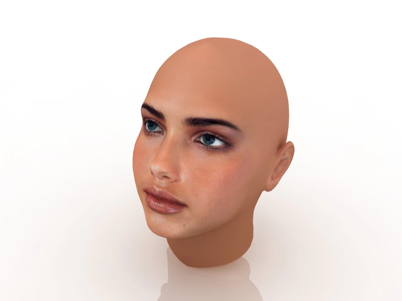 sonia head 3D Model .c4d .max .obj .3ds .fbx .stl .blend