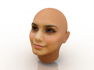 kobieca głowa Model 3D