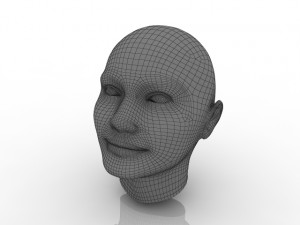 female head Modèle 3D