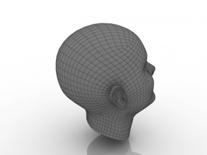 female head Modèle 3D