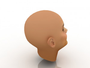 female head Modèle 3D
