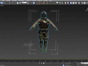 us special force soldier Model 3D