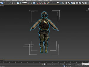 us special force soldier 3D Model