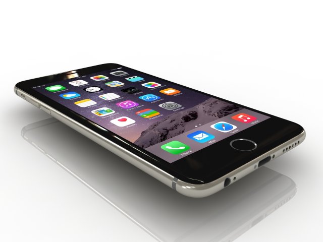 iphone6 3D Модель .c4d .max .obj .3ds .fbx .stl .blend 