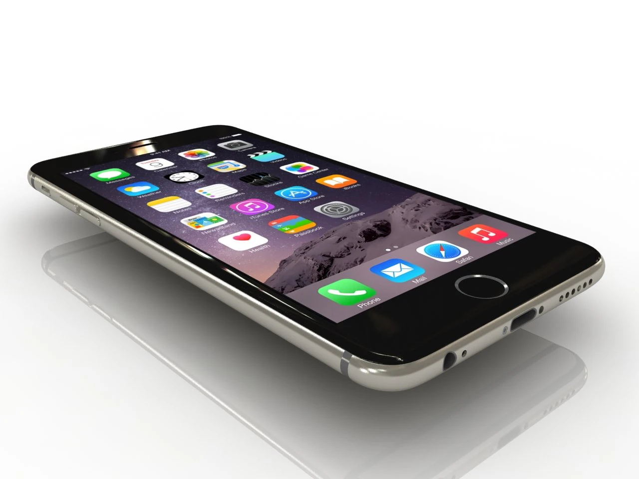 iphone6 3D Model .c4d .max .obj .3ds .fbx .stl .blend