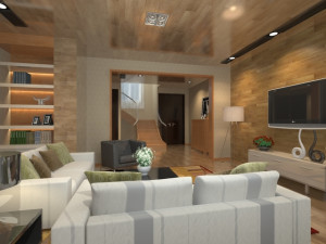 living room 3D-Modell
