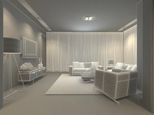 living room 3D Model
