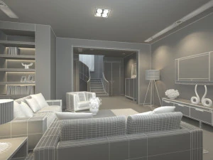 living room 3D Model