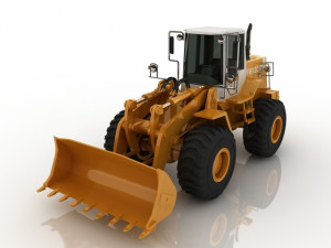 wheel loader 3D Model