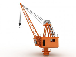 harbor crane 3D Модель