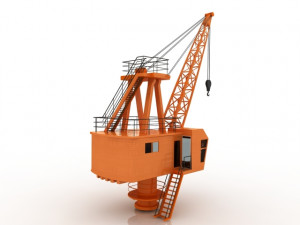 harbor crane 3D Модель