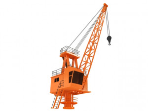 harbor crane 3D Модель